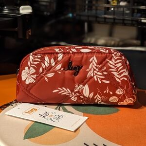 Lug Bobsled XL Eyeglass Case - Flourish Red, NWT